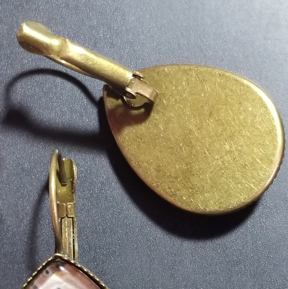 Klimt teardrop earrings - Picture 2 of 5